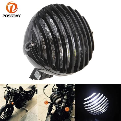 Aliexpress Buy Possbay Motorcycle Cafe Racer Bike Bullet Halogen