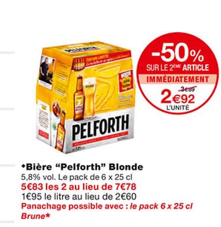 Promo Bière pelforth Blonde chez Monoprix iCatalogue fr