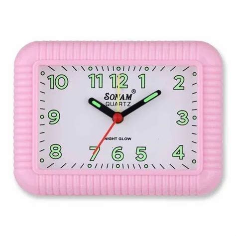 Virgin Plastic Analog Rectangular Wall Alarm Clock At Rs Piece In