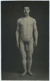 Edmond Desbonnet Study Of A Male Nude From The Front Circa