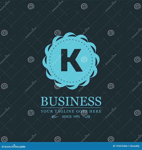 Alphabetical Logo Design And Typography Vector Stock Vector