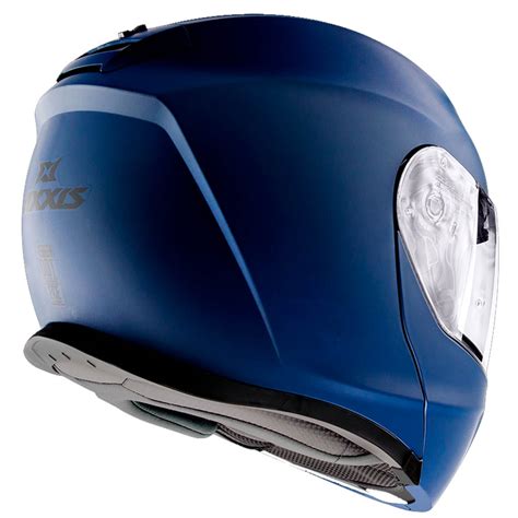 Casco Axxis Gecko Sv Solid Azul Mate Modular V Cascos