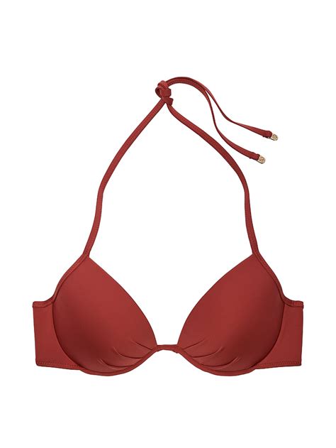 Buy VS Archives Essential Push Up Bikini Top Russet Order Bikini Top Online Victoria S
