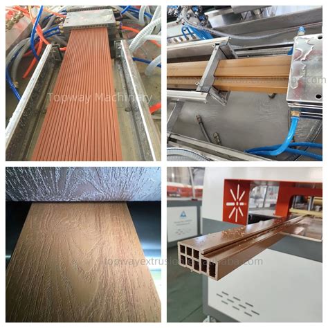 Wpc Engineering Outdoor Decking Floorings Extrusion Machine Plastic Pvc