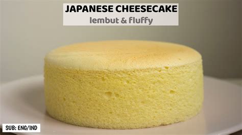 Easy Fluffy Japanese Cheesecake Recipe Youtube