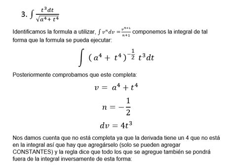 Integrales Inmediatas MatemÁticas V