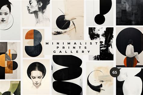 MINIMALIST PRINTS WALL GALLERY | Creative Market