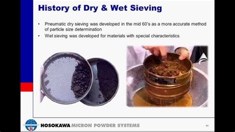 Particle Size Analysis With Dry Wet Sieving YouTube