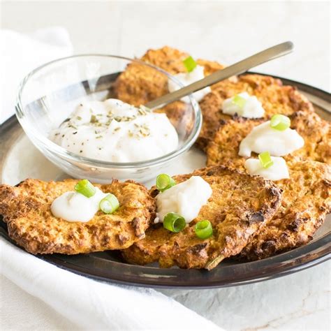 Air Fryer Sweet Potato Latkes | vegan + dairy free | kiipfit.com