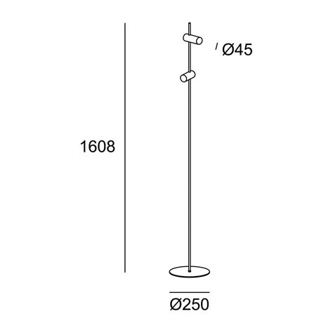 LEDS C Nude Double Vloerlamp E Grijs Zwart Lampen Be