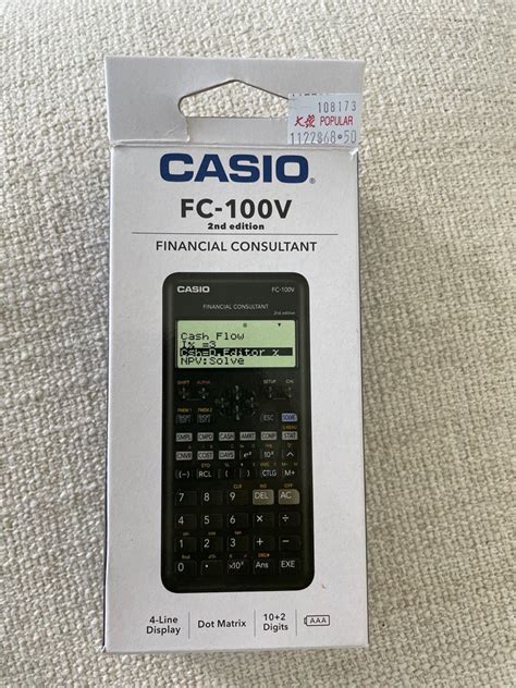 Casio fc-100v, Hobbies & Toys, Stationery & Craft, Stationery & School ...