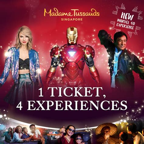 Madame Tussauds Singapore 4 In 1 Experiences Ultimate Film Marvel