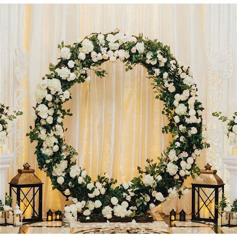 Painel De Festa Sem Emendas Arco De Flores Casamento X M Shopee Brasil