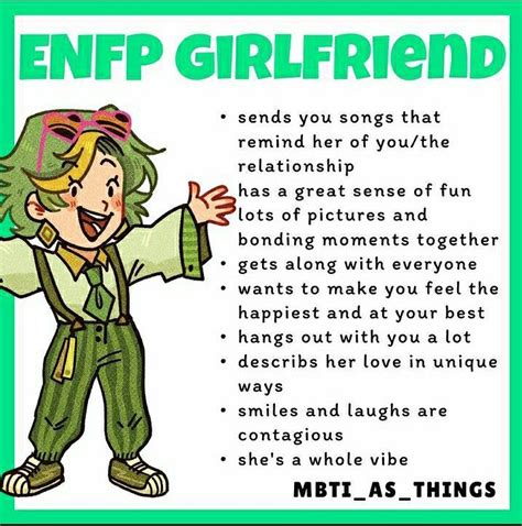 Enfp Girlfriend Tipi Di Personalit Personalit Enfp Mbti