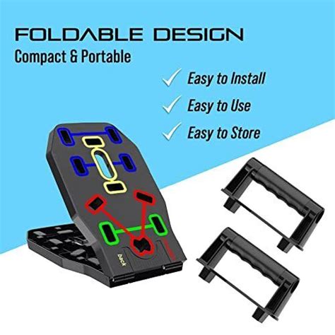 Aerlang Push Up Board Portable Multi Function Foldable 10 In P1 Push