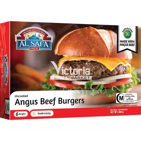 Al Safa Angus Beef Burgers 800g Tuscart