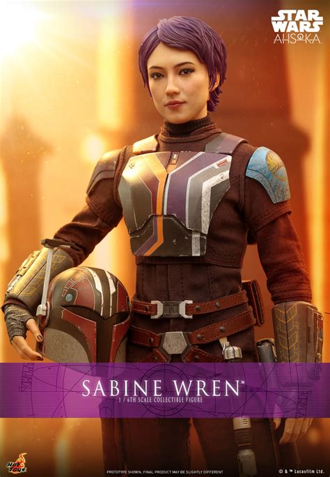 In Stock Hot Toys Tms Star Wars Ahsoka Sabine Wren Scale Collectible Figure