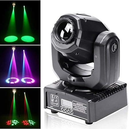 BoomToneDJ Maxi Spot 30 Tête mobile LED RGB 30W Lyre spot pour soirée