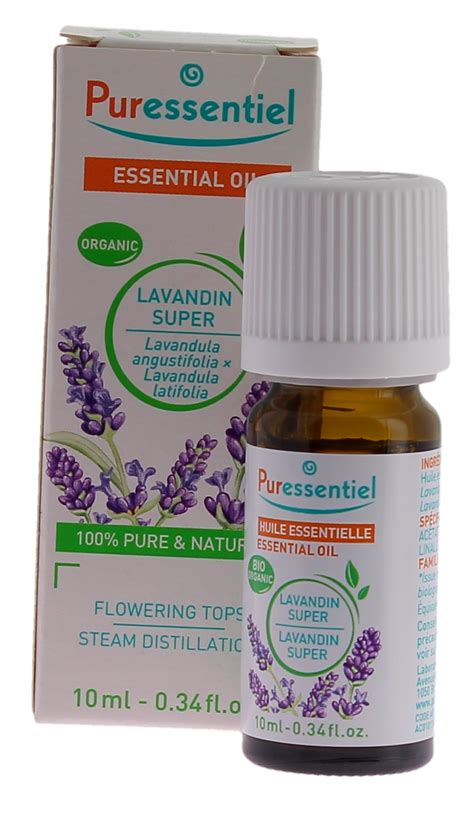 Huile Essentielle Bio Lavandin Super Puressentiel Flacon De 10 Ml