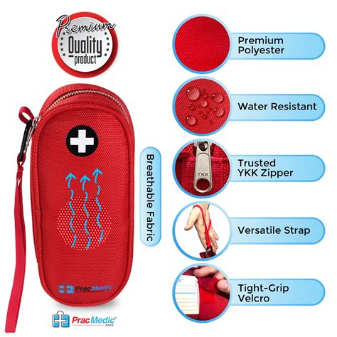 Pracmedic Bags Epipen Carry Case Insulated Medical Case For Epi Pens