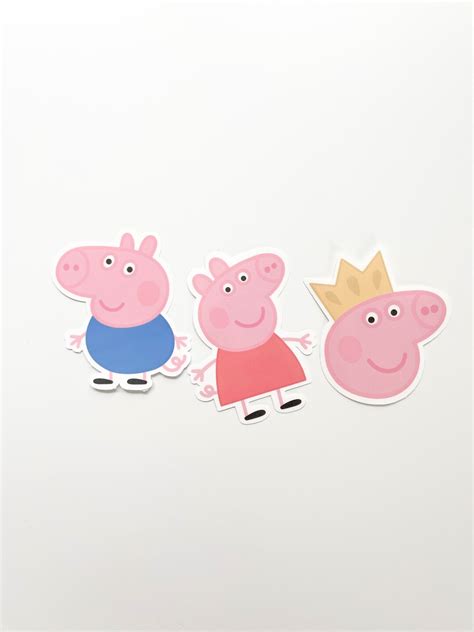 Peppa Pig Stickers - Etsy