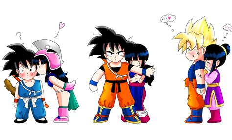 Dbz Goku Chichi Chibis By Artycomicfangirl On Deviantart