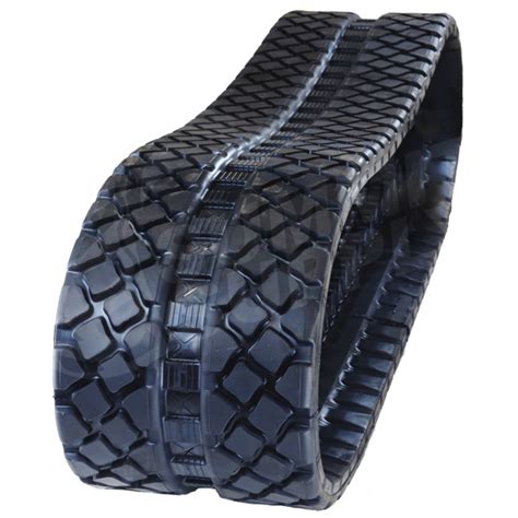 B400X86X49 Rubber Track with Diamond Tread Pattern