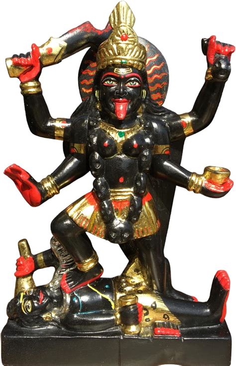 Amazon KARIGAROFFICIAL Kali Statue Murti Standing On Lord Shiva