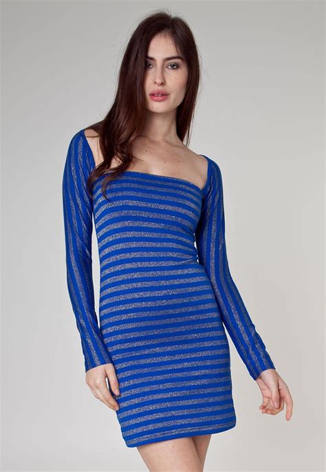 Vestido Fiveblu Sparkle Azul Compre Agora Dafiti Brasil