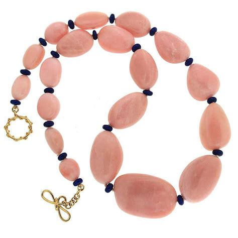 Valentin Magro Rare Peruvian Opal Lapis Rondelles Gold Necklace At 1stdibs