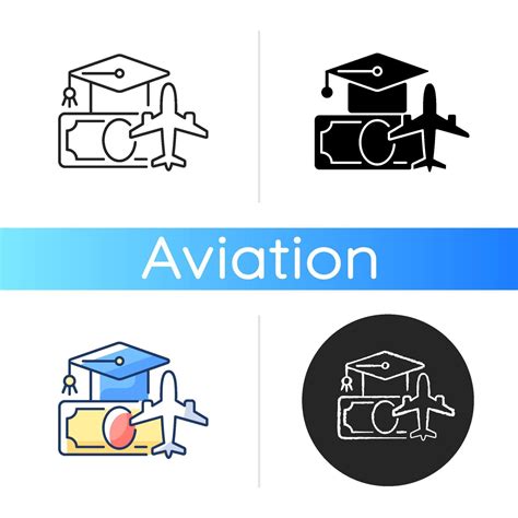 Pilot Training Financing Icon 2134144 Vector Art At Vecteezy