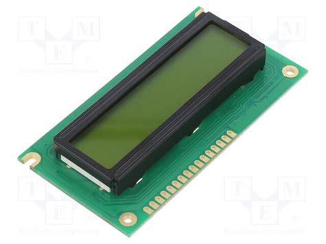 RC1602A-YHY-CSX RAYSTAR OPTRONICS - Display: LCD | alphanumeric; STN ...