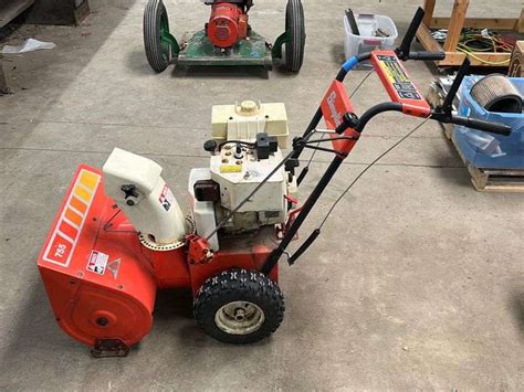 Simplicity 755 Snowblower W Electric Start Integrity Auctioneers