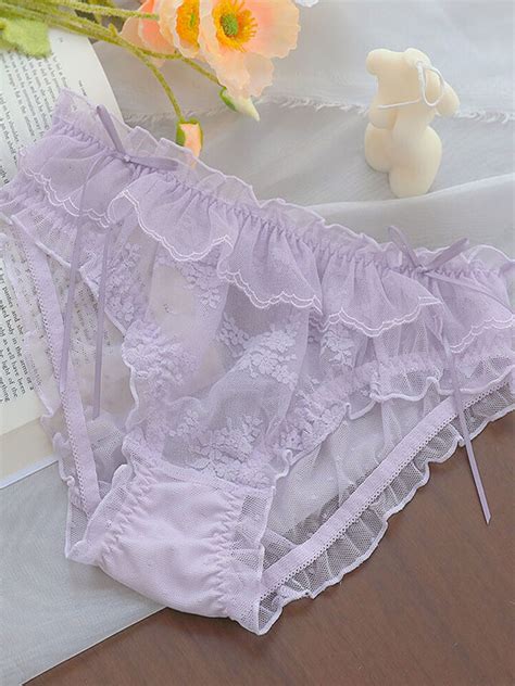 Women S Lace See Through Panties Briefs Underwear Lingerie Knickers