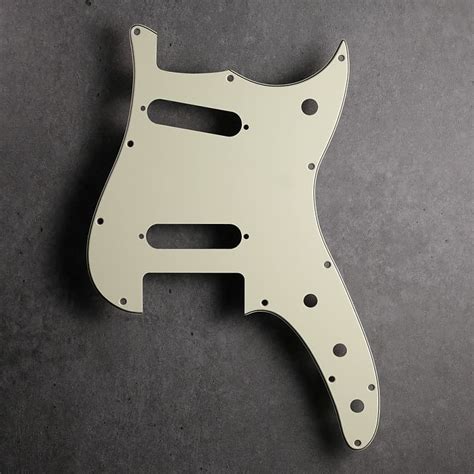 Mint Black Mint Duosonic S S Pickguard 3 Ply Vinyl Reverb