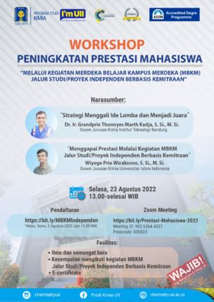 Workshop Peningkatan Prestasi Mahasiswa Melalui Kegiatan Merdeka