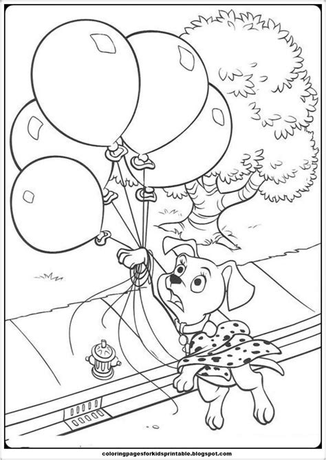 101 Dalmatians Coloring Pages Printable