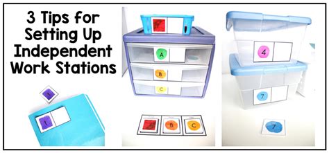 3 Tips for Setting Up Independent Work Stations - Adapting for Autism ...