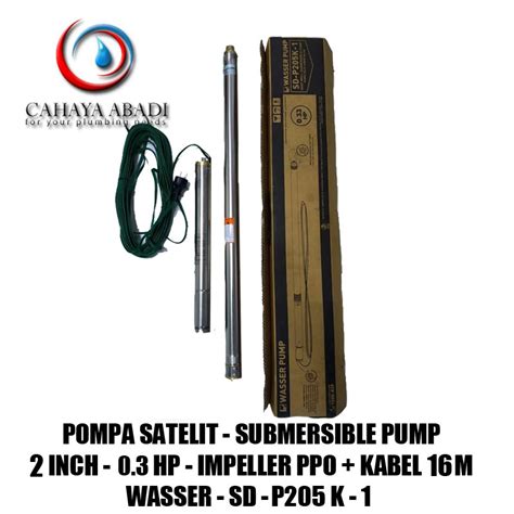 Jual Pompa Submersible Wasser Inch Hp Sd P K