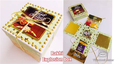 Rakhi Explosion Box Gift For Brother On Rakhi Raksha Bandhan Gift