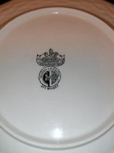 Antique Belleek Shamrock Ware Plates For Sale In Cashel Tipperary From