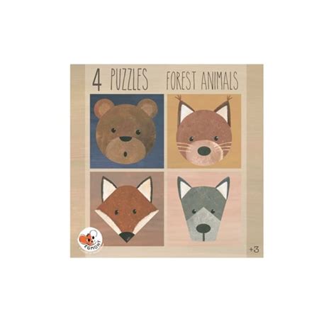 Puzzles Animaux de la forêt Egmont toys Sundays Kids Store