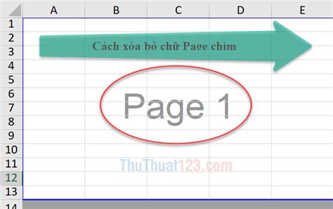 Hướng dẫn Xóa chữ nền trong Excel Dành cho những người đang thực hiện