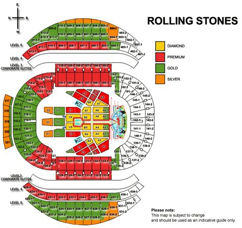 Soldier Field Seating Chart Rolling Stones