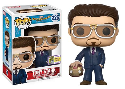 Funko Pop Tony Stark 225 Holding Helmet SDCC 2017 | Spider-man homecoming, Funk pop, Pop vinyl ...