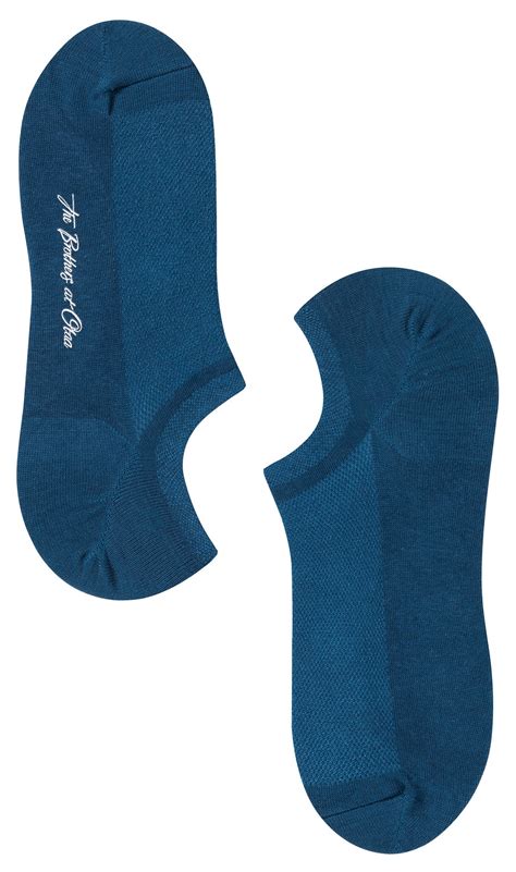 Marine Blue Low Cut Socks Mens Cotton Ankle Socks No Show Socks Otaa