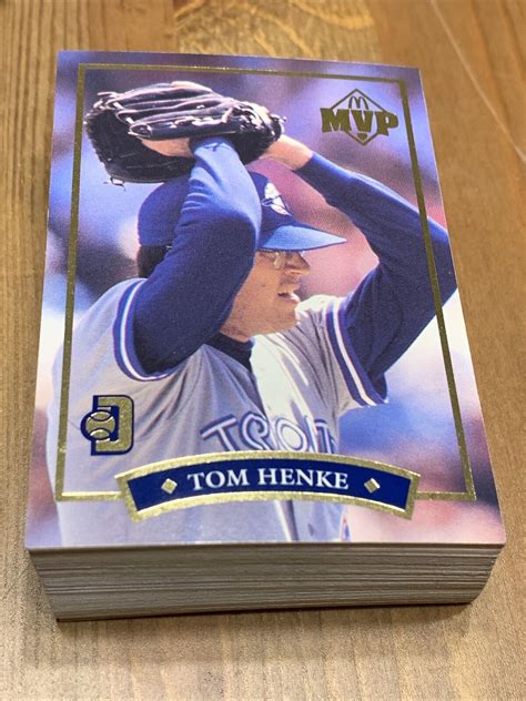 Lot Donruss Mcdonald S Mvp Gold Tom Henke Toronto Blue Jays