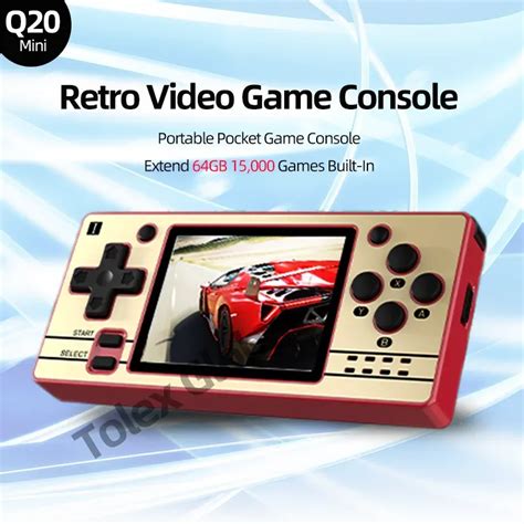 Jogadores Tolex Q Mini Polegadas Ips Tela Retro Video Game Console