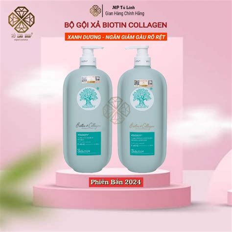 Phien B N C P G I X Biotin Collagen Voudioty Xanh Bi N Gi M