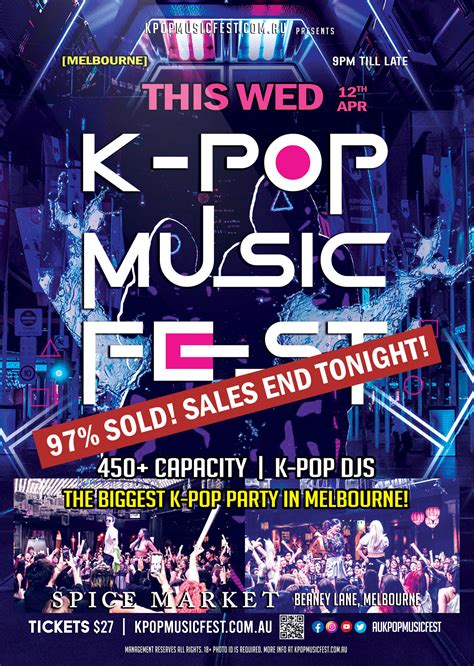 [97% Sold! Last Chance! Sales End Tonight!] Melbourne K-Pop Music Fest ...